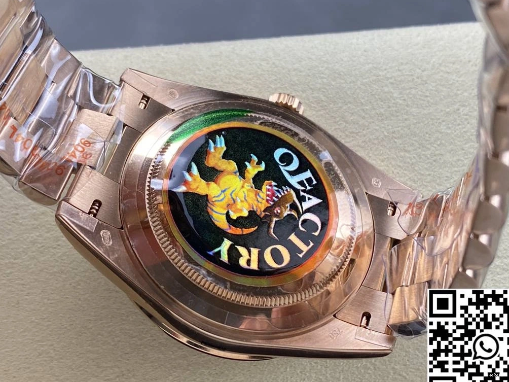 Factory Rolex Chocalate M228345rbr-0006 QF Steel v5 Day Date Tungsten Dial 1013